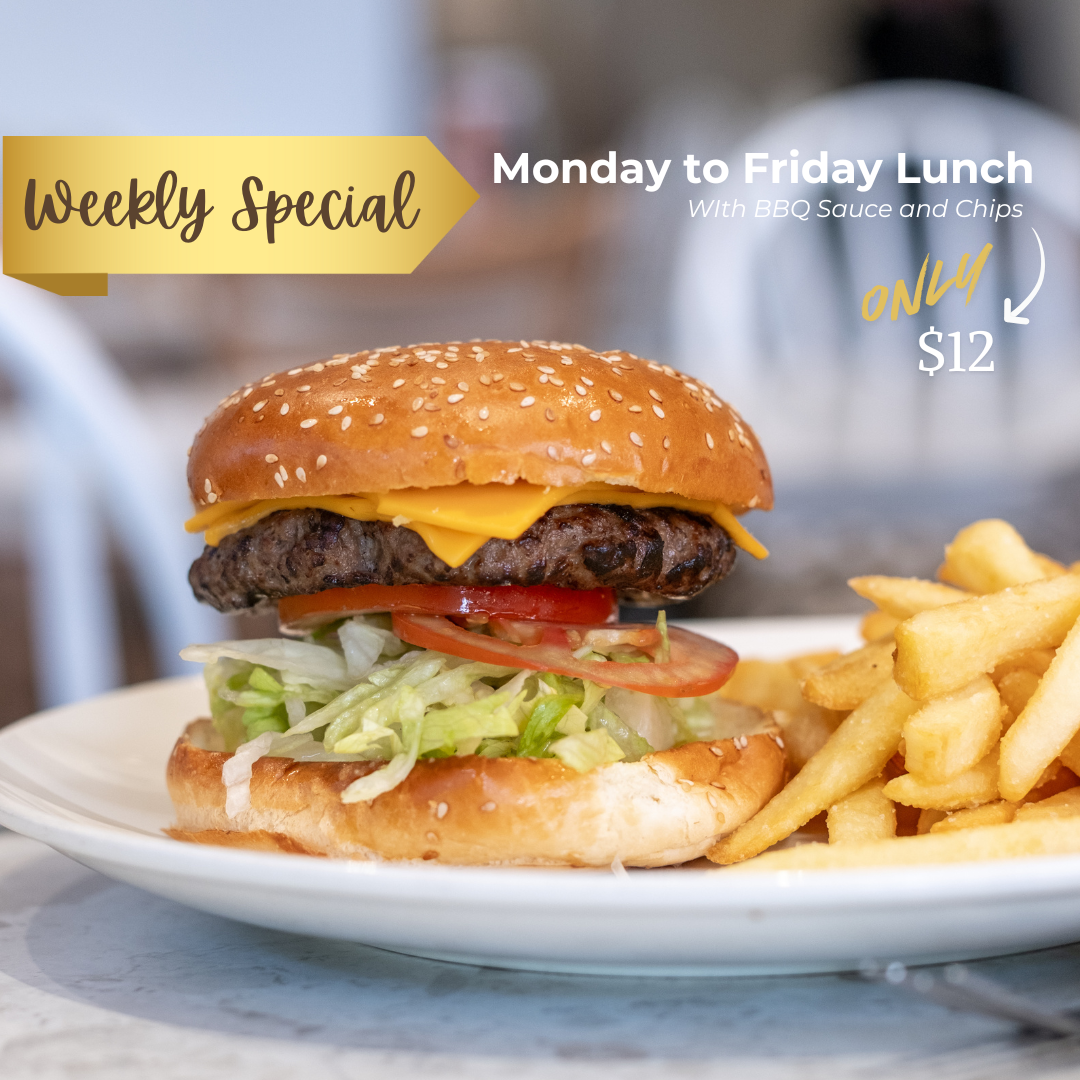 COE Monday to Friday Lunch Burger FB Post