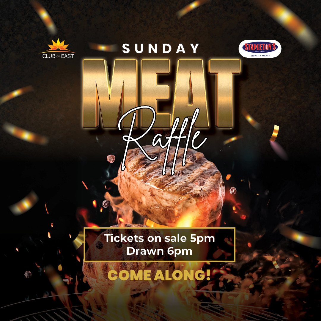 COE Sunday Meat Raffle, New Time FB POST