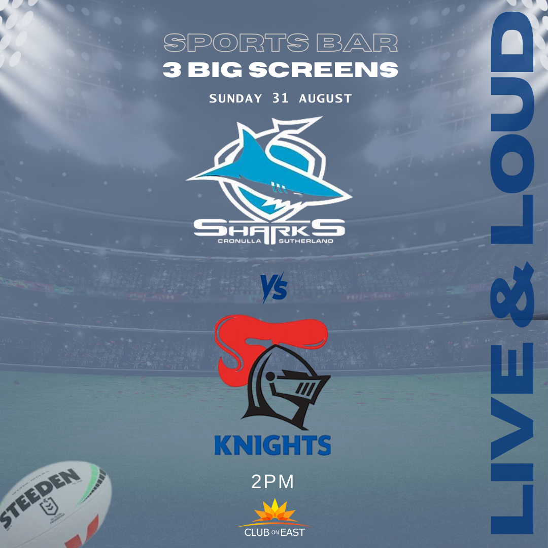 COE, Website NRL TIles Sharks Knights 31 Aug 25