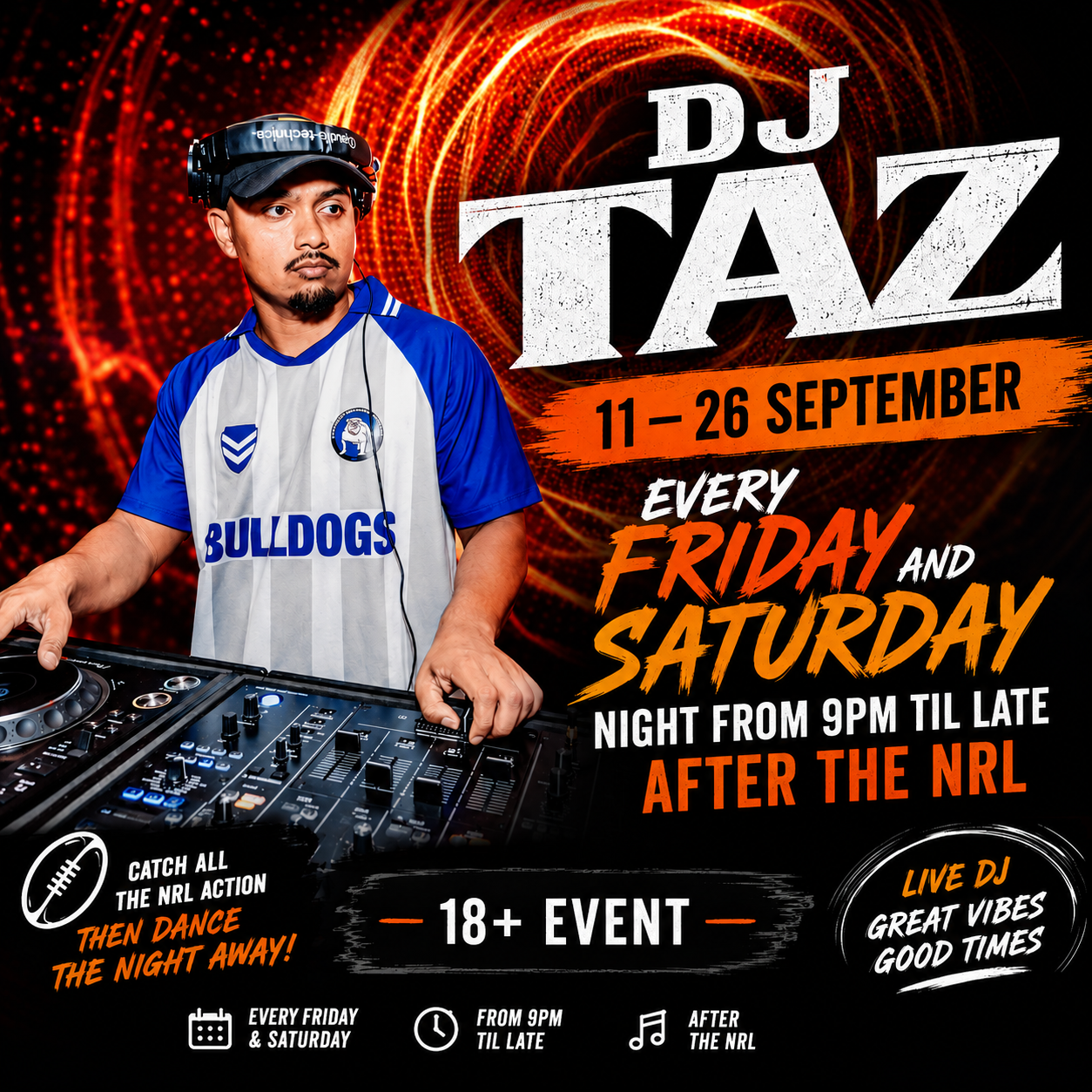 DJ Taz FB Post