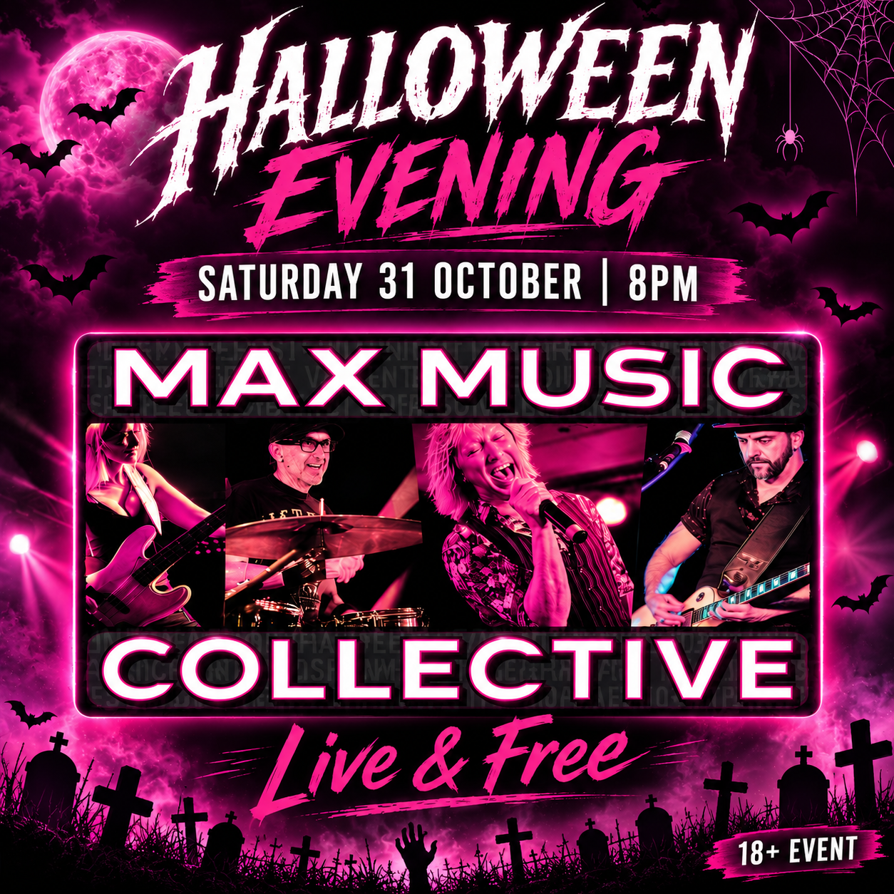 Halloween Max Music Collective - Club on East