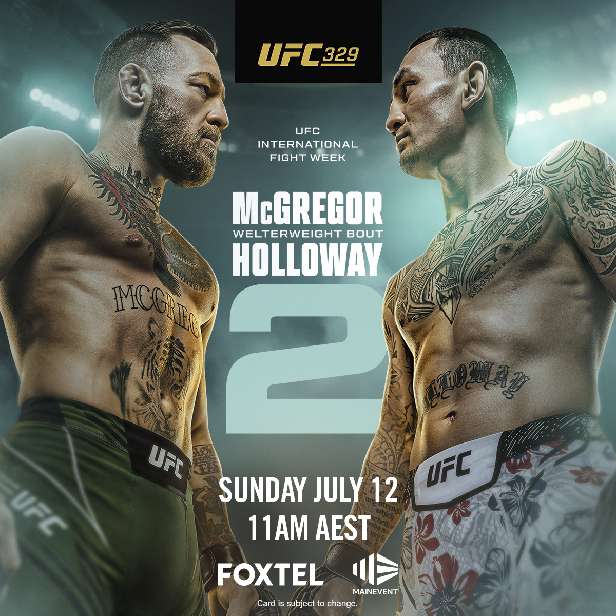 UFC 329 McGregor v Holloway II_Venue_1200x1200